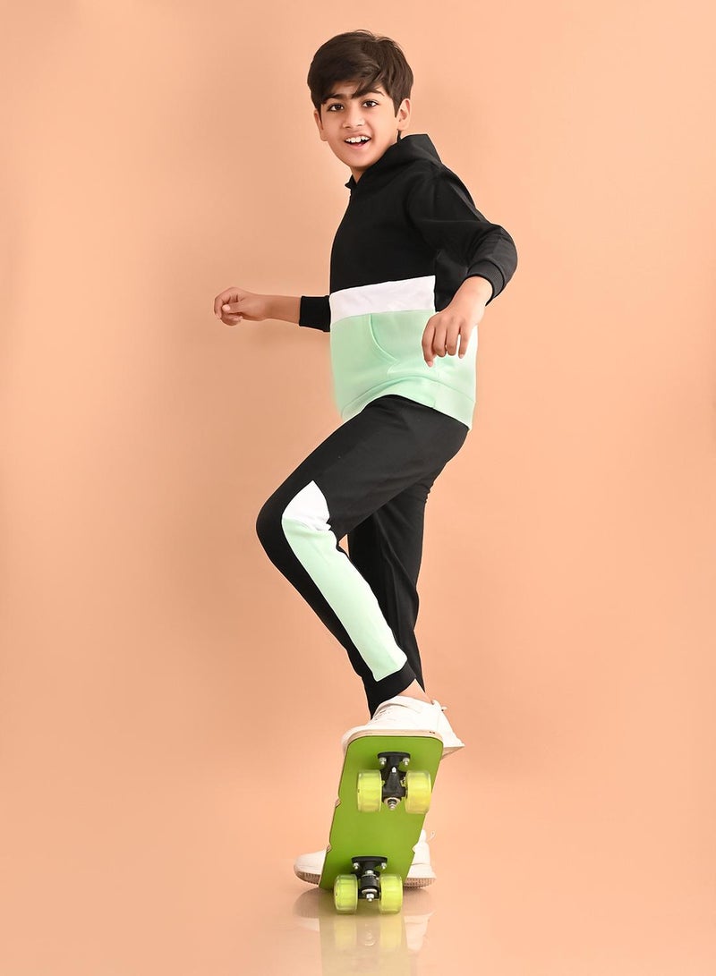 LILPICKS Solid Sweatshirt with Jogger Set - Image 1