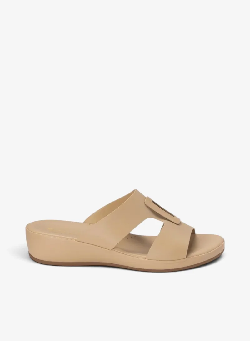 Comfort Cross‑Strap Slide Sandals