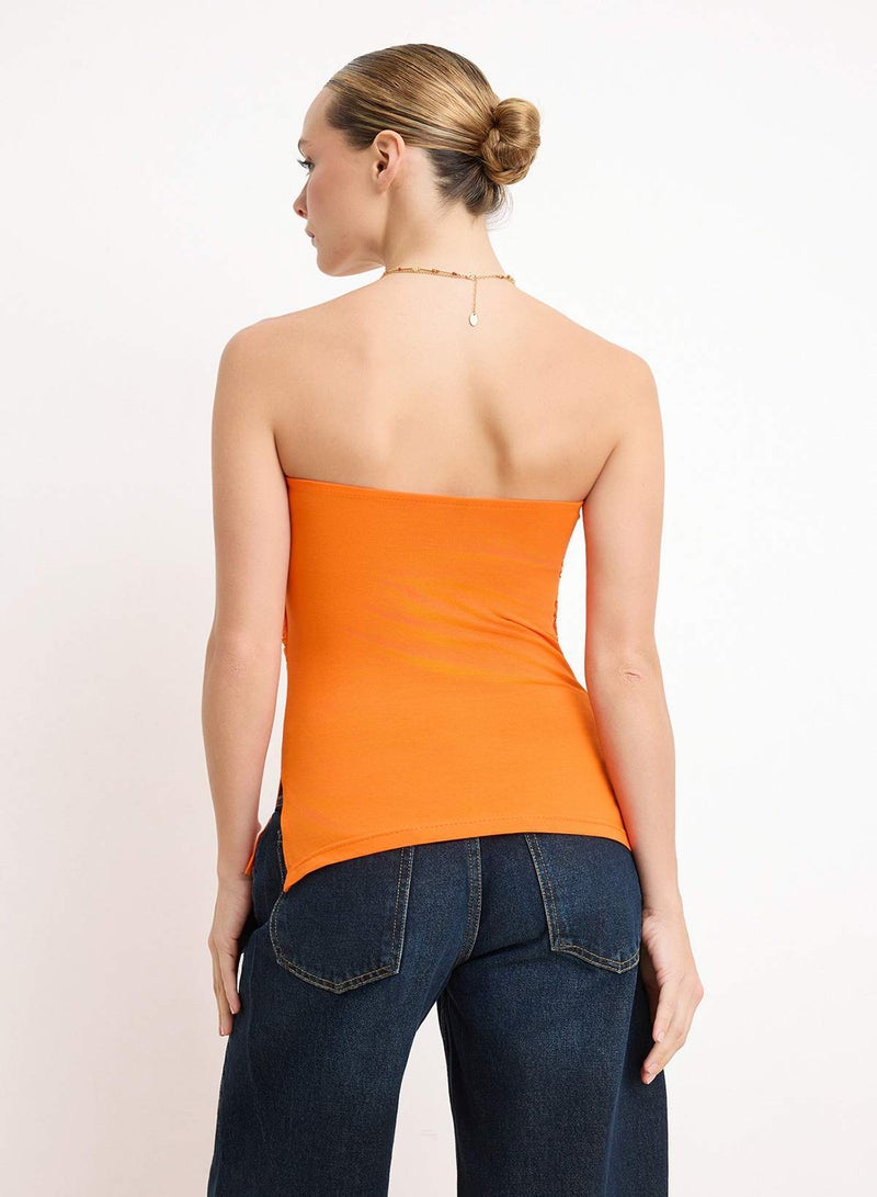 trendyol Orange Blouse Twoss25Bz00484 - Image 4
