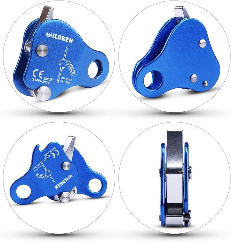 WILDKEN Climbing Ascender Fall Protection Belay Device Climbing Rope Grab for Rock Climbing Mountaineering Tree Arborist Expedition Caving Rescue Aerial Work - Image 3