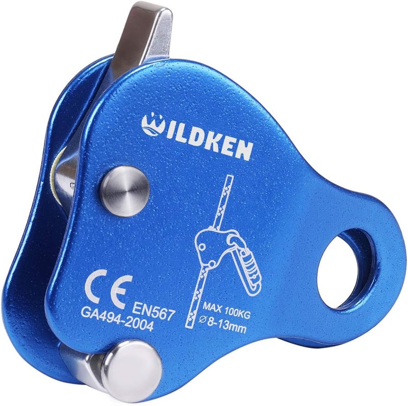 WILDKEN Climbing Ascender Fall Protection Belay Device Climbing Rope Grab for Rock Climbing Mountaineering Tree Arborist Expedition Caving Rescue Aerial Work - Image 1