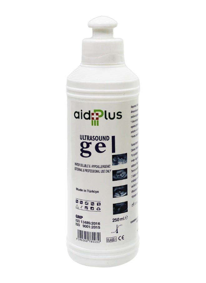 AID PLUS - Ultrasound Gel 250 Ml - High-Quality Gel For Ultrasound Procedures - Sku: 60653 - Image 1