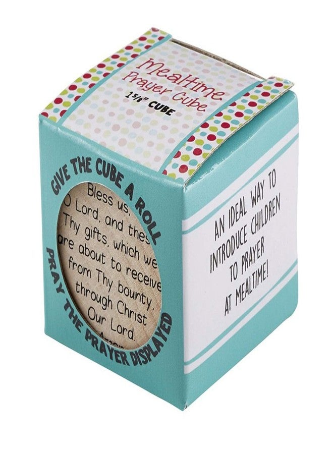 Needzo Children's Mealtime Prayer Cube for Learning with Family to Pray, Small Wooden Die Includes 6 Different Prayers, 1 5/8 Inches - Image 4