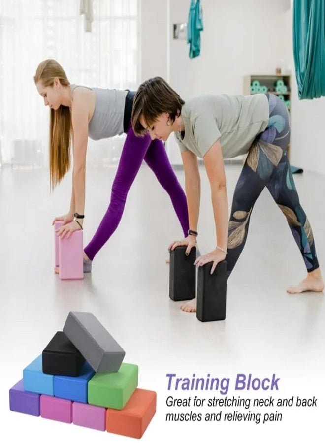 UDKI Yoga Block Set of 2, Extra Large (Light Pink) | High-Density EVA Foam with Soft, Non-Slip Surface for Enhanced Balance & Support | Perfect for Yoga, Strength Training & Stretching (3" x 9" x 6") - Image 5