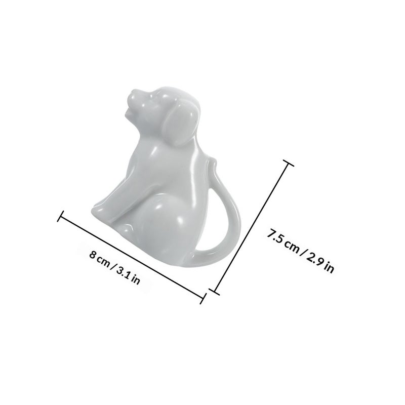 2pcs Ceramic Jug Shaped Cup Ceramic Coffee Syrup Pitcher - Image 2