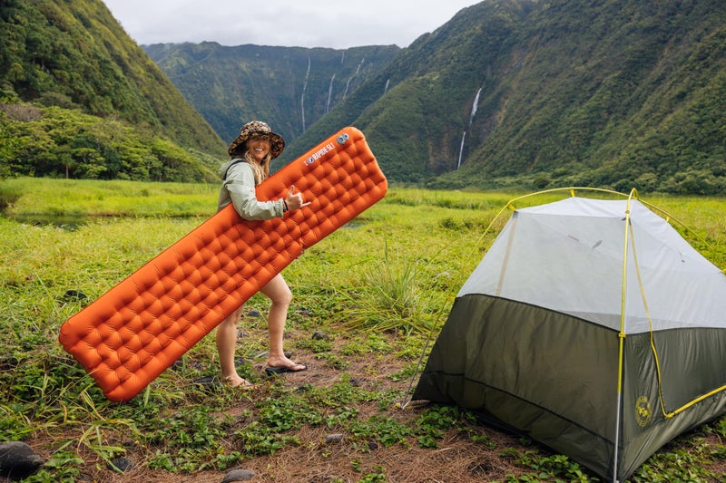 Big Agnes Rapide SL Insulated Sleeping Pad, Orange, Petite (20X66) - Image 3