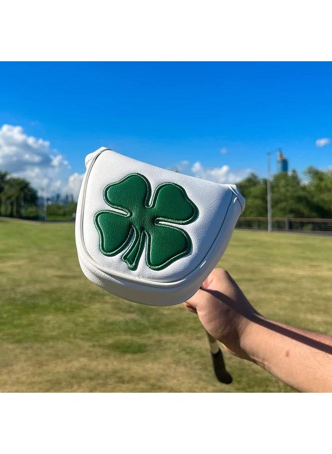 Generic Golf Putter Cover Putter Headcover Leather Golf Club Head Covers Putter Headcover for with  Magnetic  - Image 2