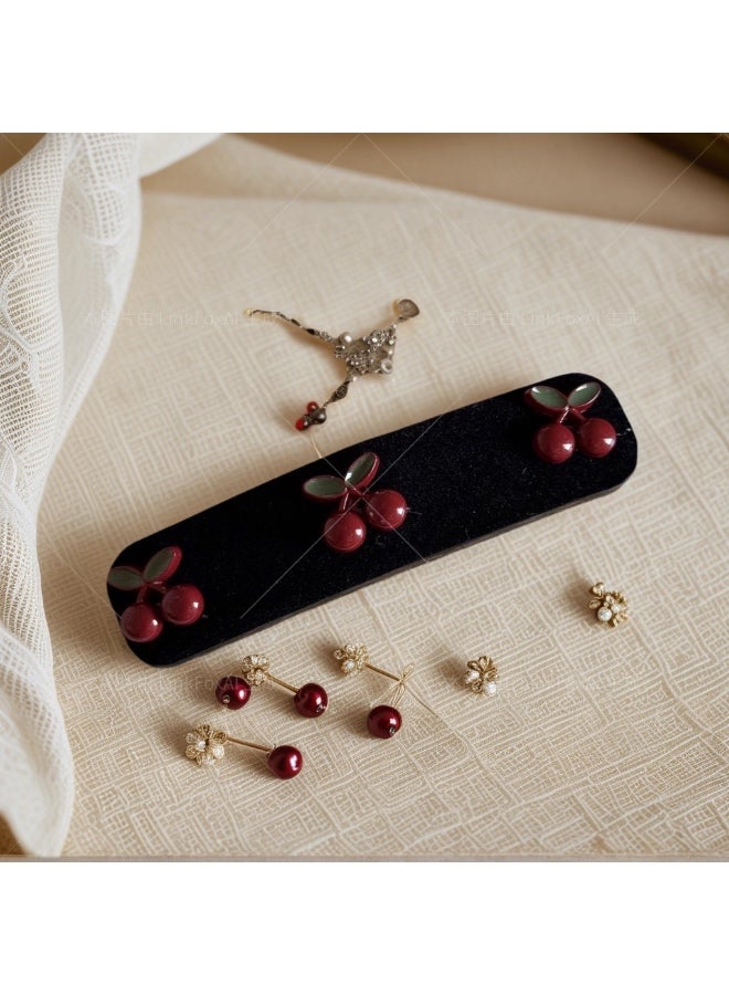 مزاج سيدة ذات جودة عالية مقبض الشعر الرجعي مقبض الشعر منشفة الشعر - Image 3