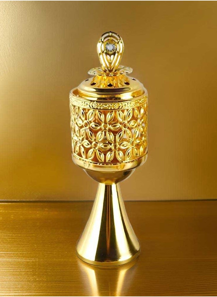 Bakhoor BoSidin Mini Elegant Arabic Oud Incense Burner 12 cm Height for Home and Office | Bakhoor Holder Small Decore and Fragrance  - Image 1