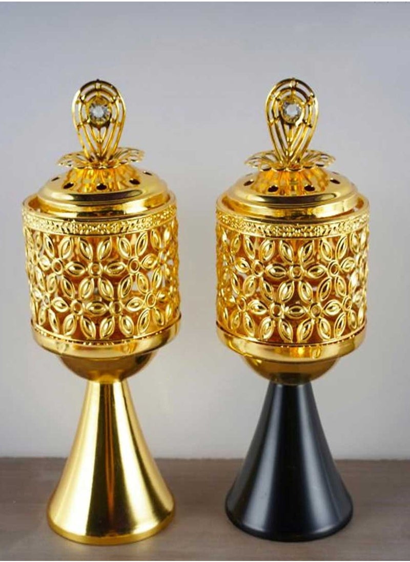 Bakhoor BoSidin Mini Elegant Arabic Oud Incense Burner 12 cm Height for Home and Office | Bakhoor Holder Small Decore and Fragrance  - Image 5