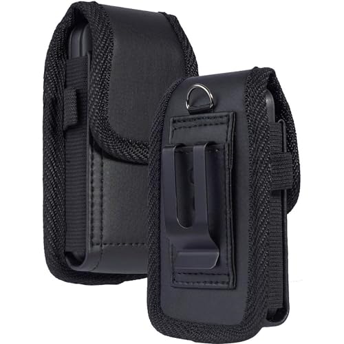 Mocotto Flip Phone Case,with Belt Loop Clip Magnetic Closure Leather Wallet Case for Alcatel Go,TCL Flip 4/3, Blu Cingular Flex 2,Consumer Cellular IRIS, Nokia 2720 2760 2780,Leather - Image 1