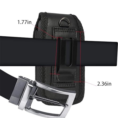 Mocotto Flip Phone Case,with Belt Loop Clip Magnetic Closure Leather Wallet Case for Alcatel Go,TCL Flip 4/3, Blu Cingular Flex 2,Consumer Cellular IRIS, Nokia 2720 2760 2780,Leather - Image 4