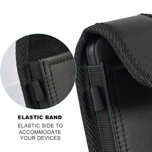 Mocotto Flip Phone Case,with Belt Loop Clip Magnetic Closure Leather Wallet Case for Alcatel Go,TCL Flip 4/3, Blu Cingular Flex 2,Consumer Cellular IRIS, Nokia 2720 2760 2780,Leather - Image 3