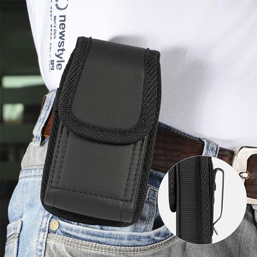 Mocotto Flip Phone Case,with Belt Loop Clip Magnetic Closure Leather Wallet Case for Alcatel Go,TCL Flip 4/3, Blu Cingular Flex 2,Consumer Cellular IRIS, Nokia 2720 2760 2780,Leather - Image 5