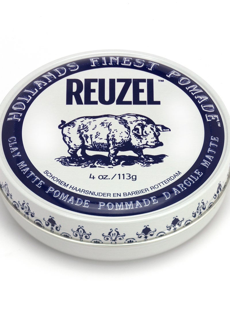 Reuzel Clay Matte Pomade - 4oz/113g - Image 1