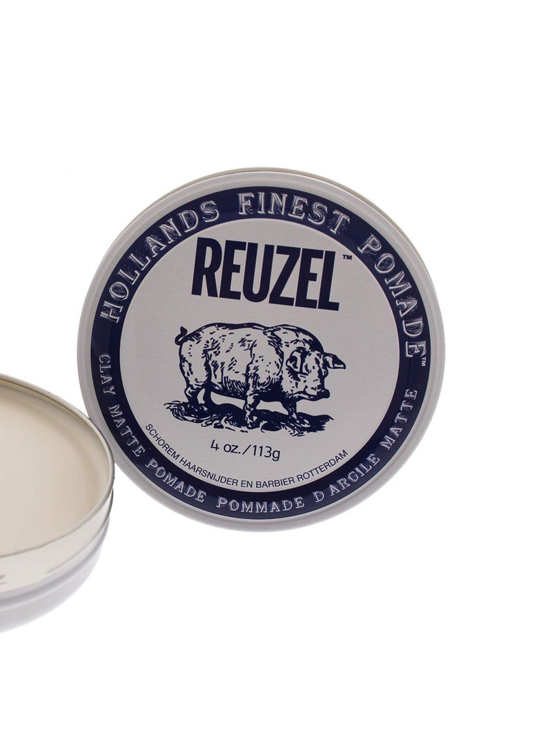 Reuzel Clay Matte Pomade - 4oz/113g - Image 2