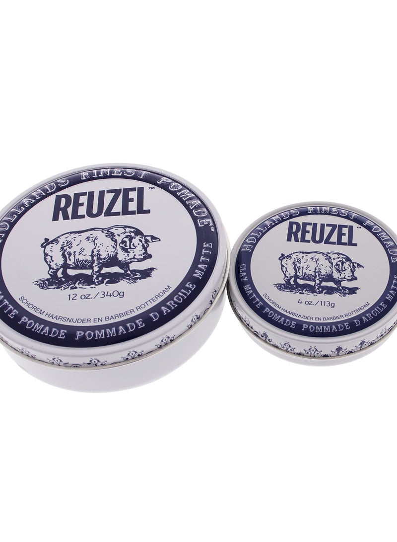 Reuzel Clay Matte Pomade - 4oz/113g - Image 3