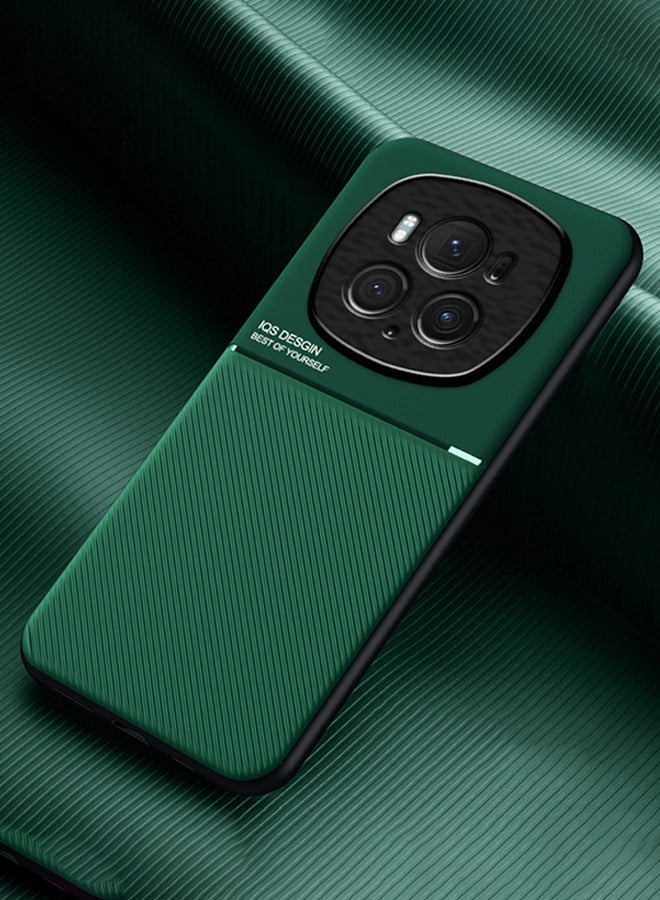 غطاء حماية واقٍ لهاتف Honor Magic 6 Pro 5G باللون الأخضر للأعمال الراقية - Image 2