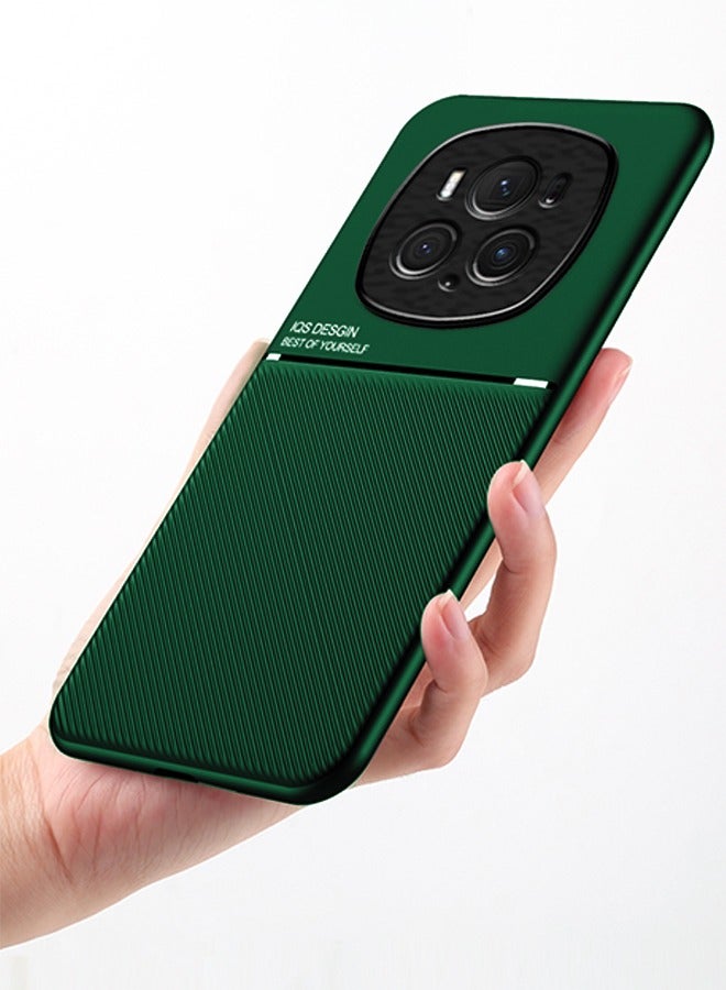 غطاء حماية واقٍ لهاتف Honor Magic 6 Pro 5G باللون الأخضر للأعمال الراقية - Image 3