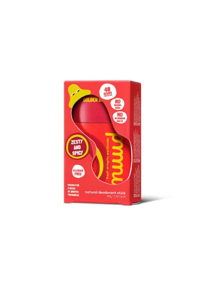 nuud Golden Breeze Stick Natural Deodorant 45g - Image 4