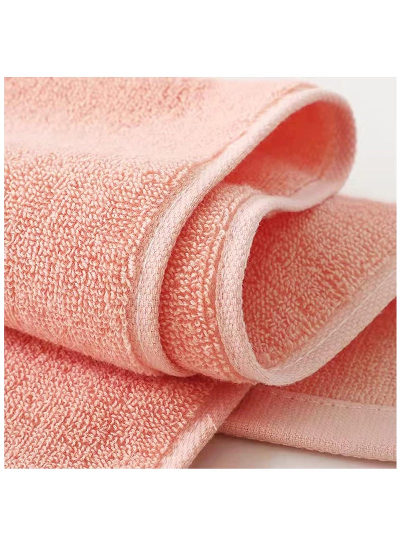 Hand Towels for Bathroom Set 4 Piece, 100% Cotton Bath Hand Towel, Face Towel Soft Highly Absorbent Towels for Adults and Children for Bathroom Kitchen, 14x29 Inch (Pink White Blue Gray) - Image 5