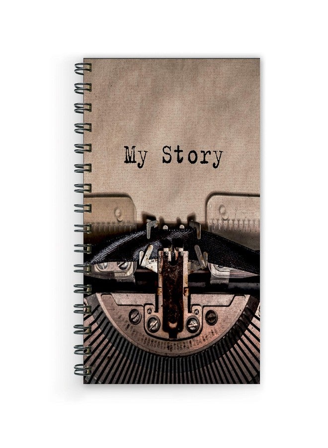 ANUMAN007 My Story typeriter, Wire-gradel Spiral Print Un-String in Blazzed Pages :160 (Size :A5) - Image 2