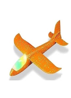 Generic Hand-Launched Foam Glider Plane Toy, Fun Outdoor Sport Plane Model for Kids (Orange)  - Image 1