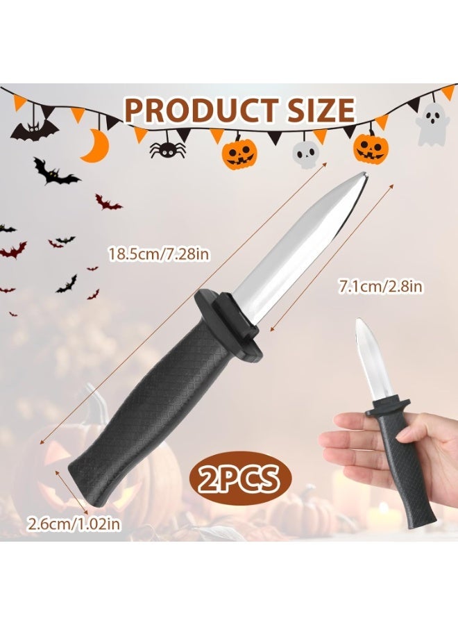 Retractable Fake Dagger with Disappearing Blade Effect for Magic Tricks, Stage Performances, Halloween Costumes, Themed Parties and Prank Entertainment - Image 4
