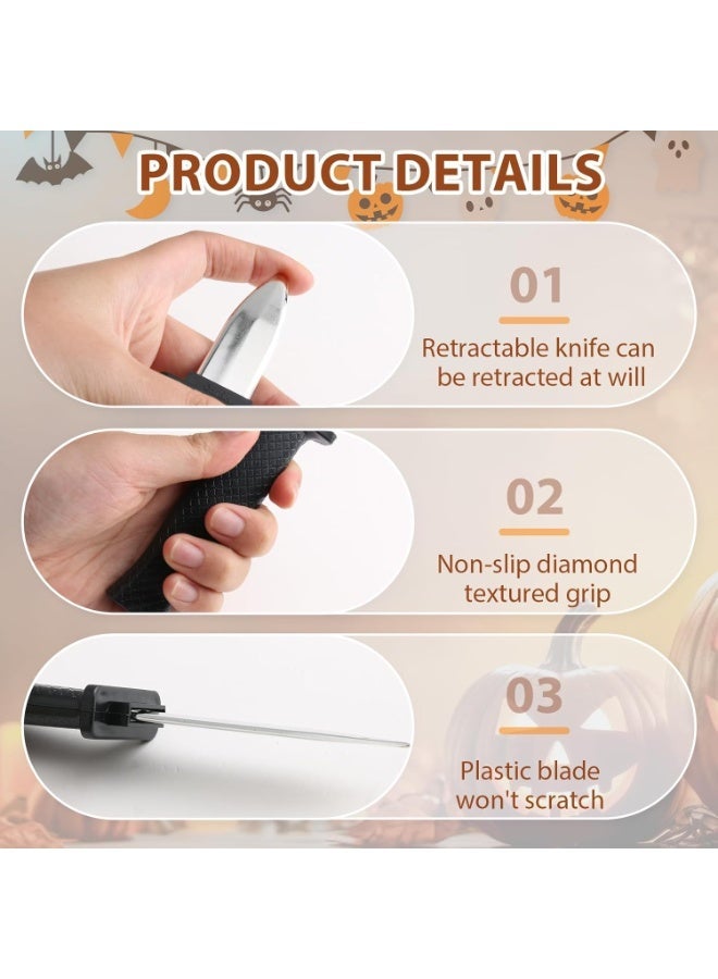 Retractable Fake Dagger with Disappearing Blade Effect for Magic Tricks, Stage Performances, Halloween Costumes, Themed Parties and Prank Entertainment - Image 2