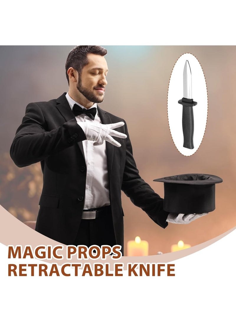 Retractable Fake Dagger with Disappearing Blade Effect for Magic Tricks, Stage Performances, Halloween Costumes, Themed Parties and Prank Entertainment - Image 5