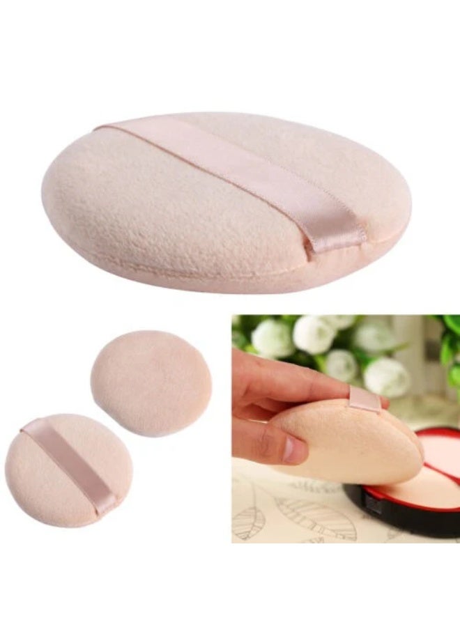 Makeup sponge set for powder and foundation, 4 pieces, reusable, wet and dry use, makeup sponge for applying foundation and face powder for women - color may very - Image 2