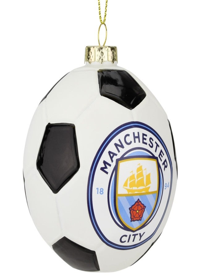 Tree Buddees x Manchester City F.C. Official Football Club Bauble Limited Edition Christmas Ornament - Premier League Soccer Team (Glass Ball) - Image 3