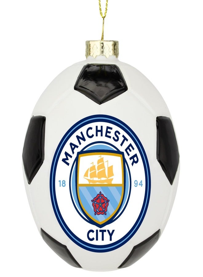 Tree Buddees x Manchester City F.C. Official Football Club Bauble Limited Edition Christmas Ornament - Premier League Soccer Team (Glass Ball) - Image 4