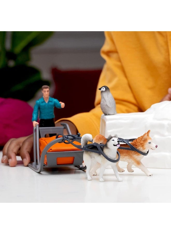 Schleich Wild Life Wild Animal Toy Playset for Boys and Girls Ages 3+, Antarctic Expedition with Arctic Animals - Image 2