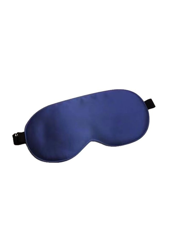 Natural silk sleep eye mask with adjustable shoulder strap, suitable for blocking light for both women and men, with elastic band, ultra soft sleep eye mask - Image 1