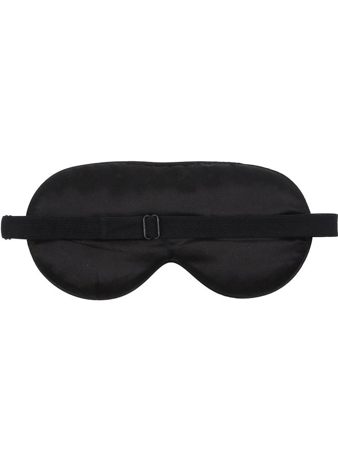 Natural silk sleep eye mask with adjustable shoulder strap, suitable for blocking light for both women and men, with elastic band, ultra soft sleep eye mask - Image 5