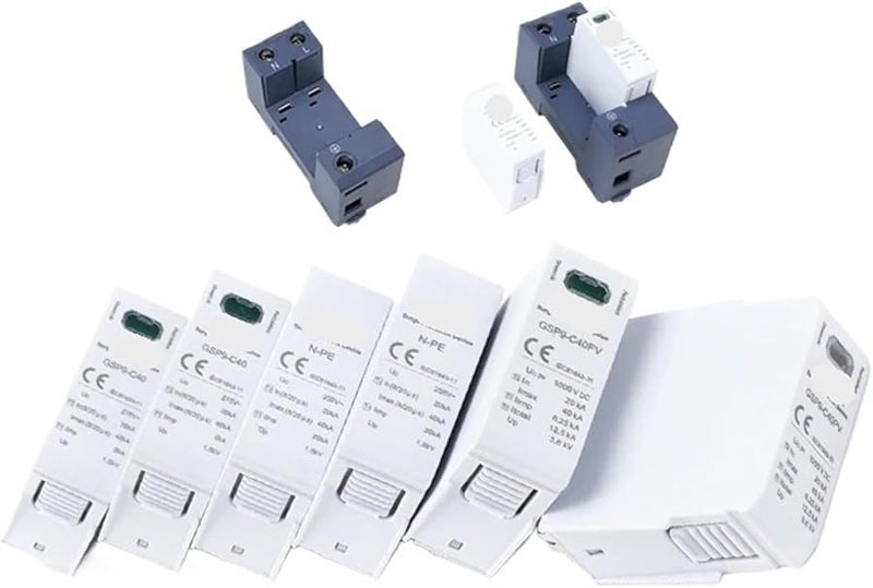 GSP9 SPD خراطيش استبدال 40 كيلو أمبير 15000 فولت تيار مستمر 3 قطبي نواة واقية من زيادة الجهد - Image 2