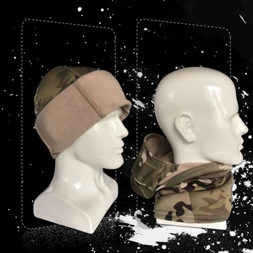 XY3545HS Camo Military Warm Balaclava for Winter Outdoors-Ski Mask，Hunting，Fishing，Motorcycle Windproof，Unisex，Elastic (Camo cp) - Image 4