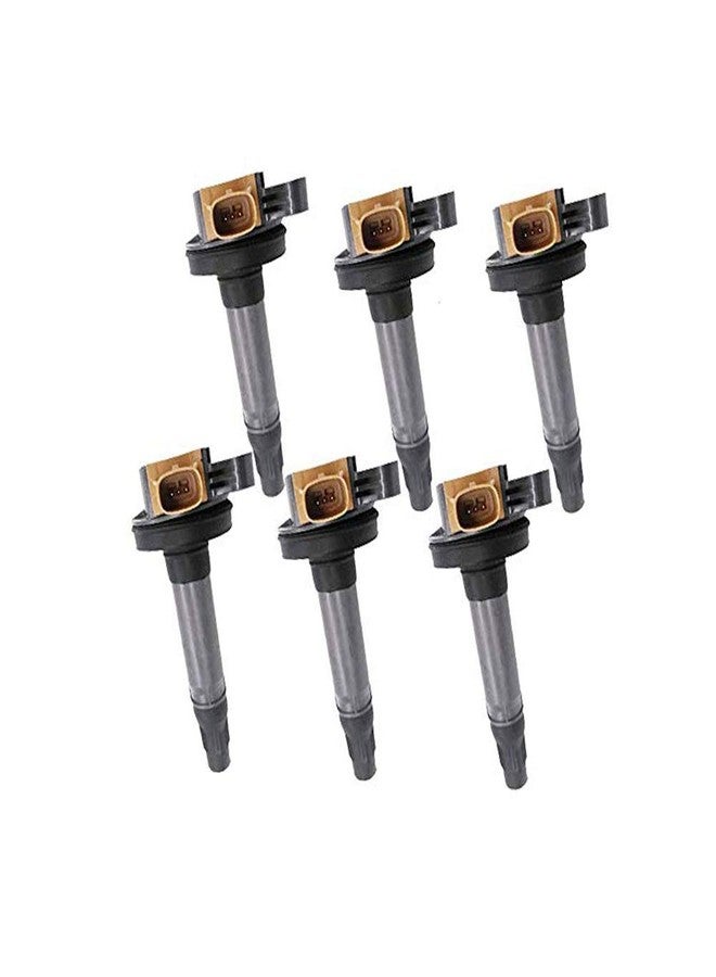 Amrxuts 6pcs DG549 BL3Z-12029-B Ignition Coil Packs for 2013-2017 ford Expedition Explorer F-150 Flex Taurus Transit for Lincoln MKS MKT Navigator 3.5L V6 DG-549 C1814 UF646 BL3Z-12029-C - Image 1