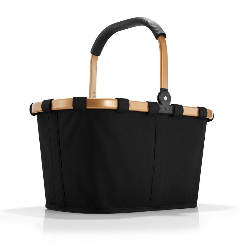 Reisenthel reisenthel carrybag frame goldblack  Sturdy shopping basket with plenty of storage space and practical inner pocket  Elegant and waterrepellent design