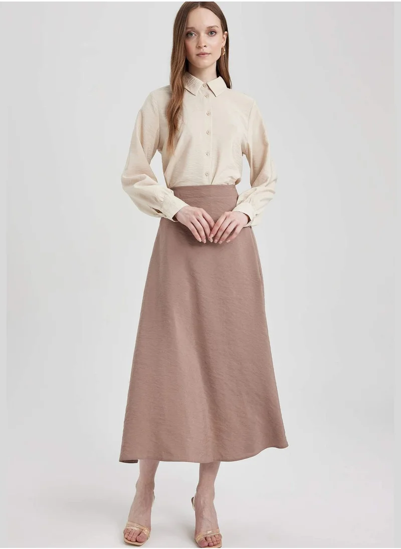 DeFacto Woman A Line Woven Skirt