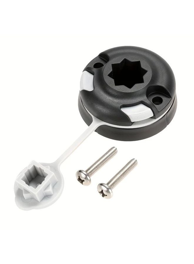 حامل علم سلامة الكاياك بطول 4 أقدام، سهل التثبيت وقاعدة مستقرة للقوارب والزوارق واليخوت - Image 3