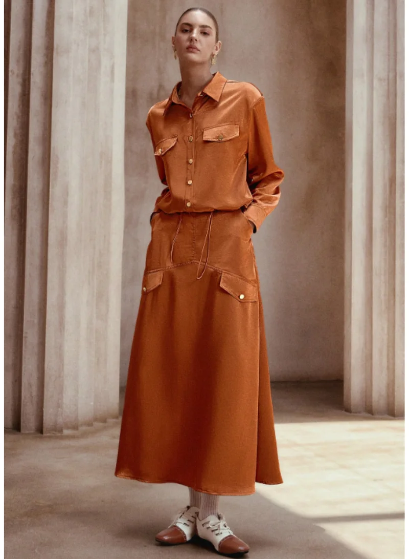 SIMPLEE Women's 2-Piece Outfit Set - Matching Top & long skirt for Stylish Look