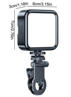 Generic LED Video Light,Computer Light for Meeting Video Light,Multi-Angle Adjustable & Splicable Multi-Functional Pocket Fill Light   LED Selfie Light with Clips Portable Phone Light for Video Shooting Vlogging Kit, 60 Beads 3 Colors 9 Modes 1800mAh Battery, Fill Light for iPhone Photo Camera Computer Laptop TikTok Makeup Video Call  - Image 2
