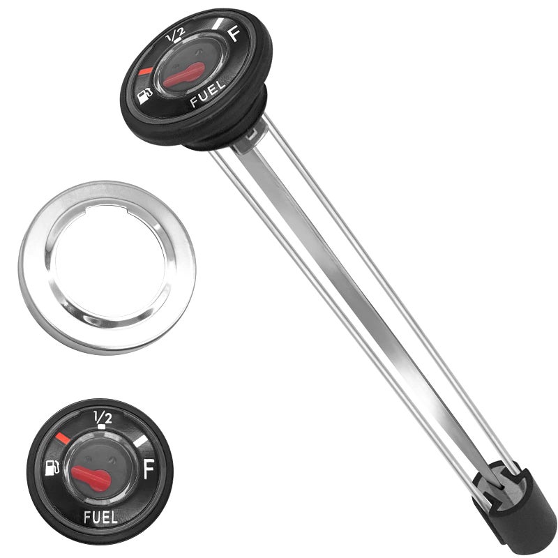 JAVIK Fuel Gas Tank Level Gauge Meter for Yamaha ATV (Big Bear 400 YFM400 2000-2012, Grizzly 600 YFM600 1998-2001, Kodiak 400 YFM400 1996-1999) (OEM# 4SH-24260-11-00 4SH-24261-00-00)