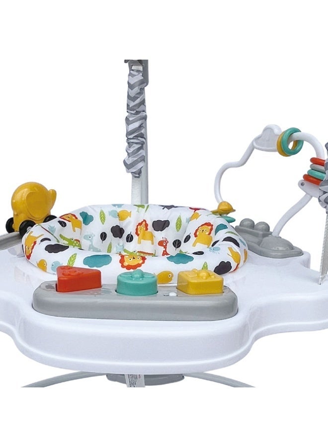 Portable baby activity seat with jumping function and multi-functional musical toys - Image 2