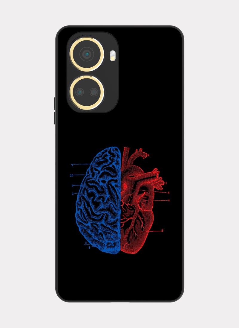 PXLAAT Huawei Nova 10 SE case cover Brain And Heart  - Image 1