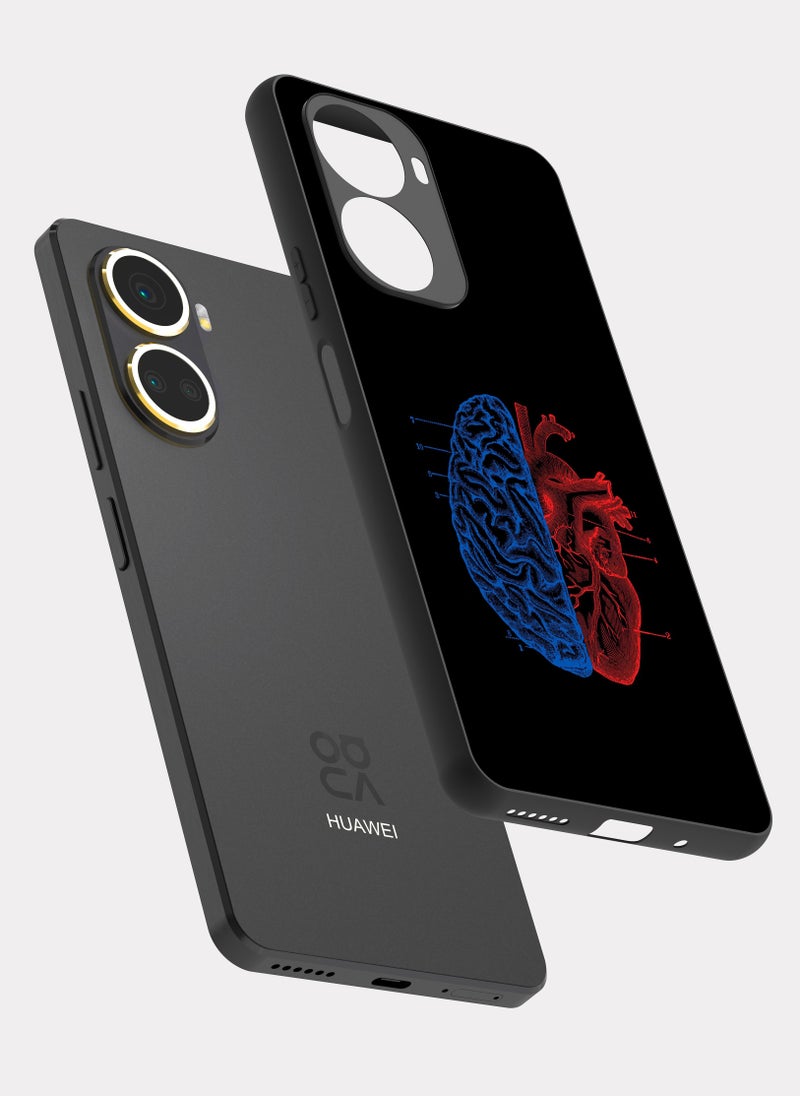 PXLAAT Huawei Nova 10 SE case cover Brain And Heart  - Image 2