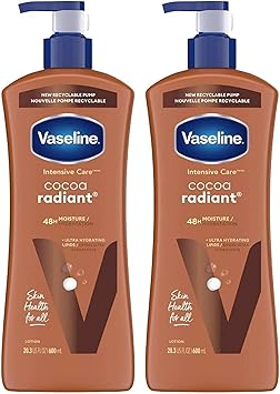 Vaseline Total Moisture Lotion 203oz Cocoa Radiant Pump 2 Pack - Image 4