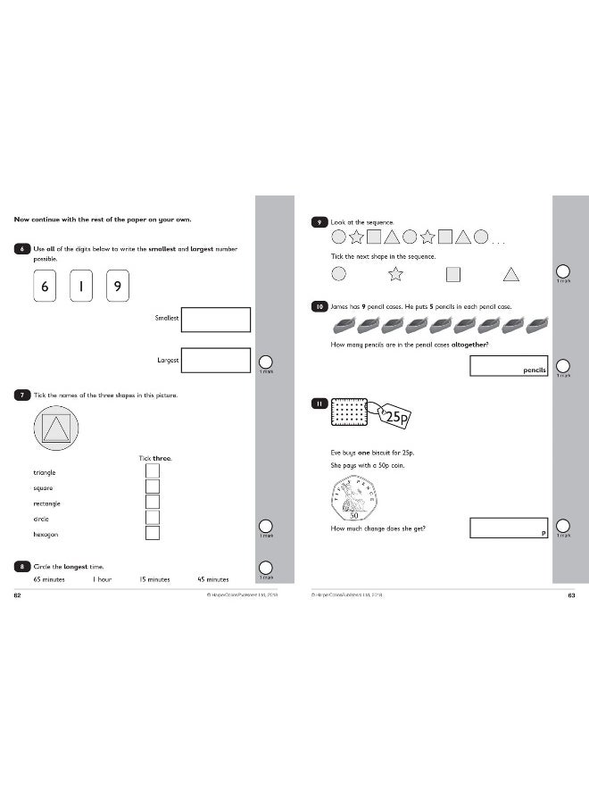 KS1 Maths SATs Practice Papers: For the 2025 Tests  - Image 5
